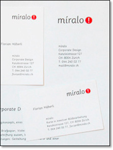 Visitenkarten Brefumschläge